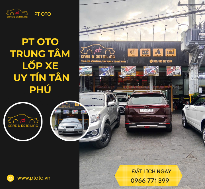 Gara Phủ Ceramic Tân Phú Uy Tín tại công ty phụ tùng xe hơi PT OTO