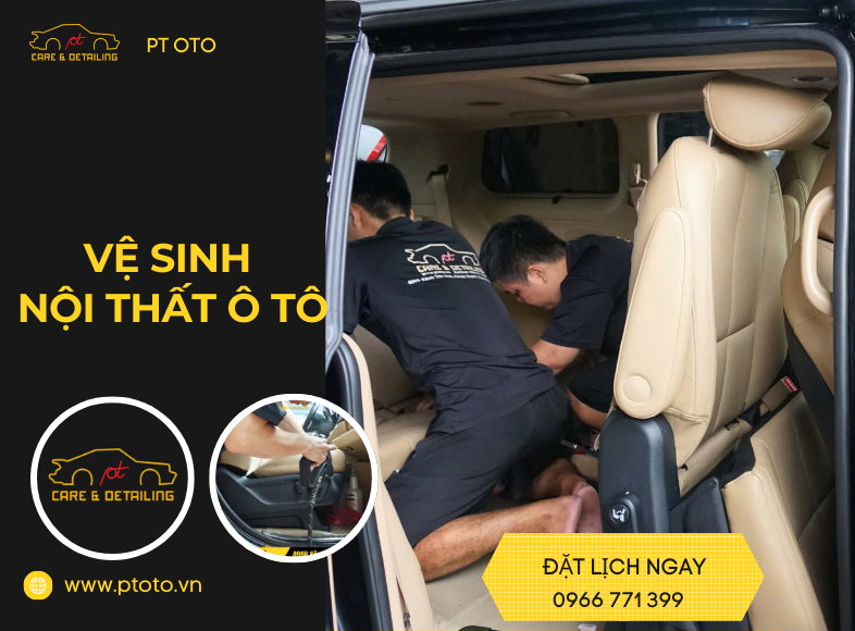 Garage Ô Tô Tân Phú PToto - Vệ sinh xe ô tô toàn diện